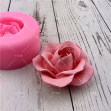 3D Flower Rose Silicone Fondant Cake Mold Soap Jelly Mousse Chocolate Decoration Baking Tool Moulds Reusable material 2024 - buy cheap