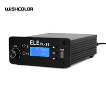 Wireless FM Transmitter Stereo LCD Broadcast Radio Station 1W to 7W U Disk Audio MP3 Player Black 2024 - buy cheap