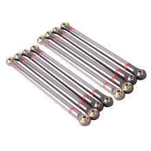 8pcs Aluminum Alloy Chassis RC Linkage Link Rod for 1/10 RC Crawler Car Axial SCX10 II 90046 Accessories 2024 - buy cheap