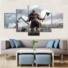 Pinturas en lienzo de arte de pared para decoración de pared de sala de estar, póster de película de VIKINGS, sin marco, 5 uds. 2024 - compra barato