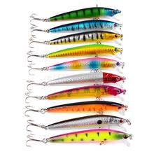10Pcs/Pack 9.5cm 8.5g Hard Aritificial Wobblers Minnow Fishing Bait Lure Floating Bait Fish Tackle 2024 - buy cheap