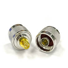 1PC N Connector  Male Plug  To RP-SMA  Female Jack Inner Pin RF Coax Adapter Convertor  Straight  Goldplated  NEW Wholesale 2024 - buy cheap