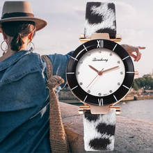 Senhoras personalidade leopardo cinta moda relógios de quartzo para mulher relogio feminino dom montre femme luxo bayan kol saati 2024 - compre barato