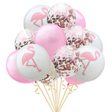 Воздушные шары с фламинго, черепахой, листьями, ананасами, украшения для Гавайской вечеринки, тропические летние праздничные шары с фламинго, товары для свадьбы, дня рождения, вечеринки 2024 - купить недорого