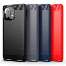 Capa de silicone para xiaomi mi 11, capa anti-choque para celulares xiaomi mi 11, 10, poco m3, x3, f2 pro, redmi note 9 2024 - compre barato