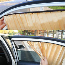 Car Side Window Sun Shade Cover Anti UV Protection Curtain Retractable Folding For Mitsubishi Asx 2013-2018 2019 2020 2021 2024 - buy cheap