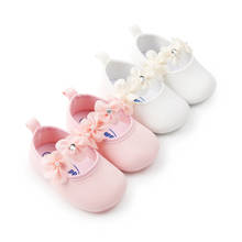 Sapatos de meninas para bebês, sapatos em 5 cores com sola macia e antiderrapante para primeiros passos de princesa 2024 - compre barato