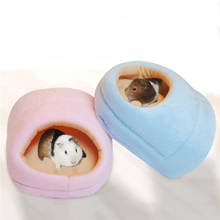 The New 2021 Warm Bed Rat Hammock Squirrel Winter Pet Toy Hamster Cage House Hanging Nest 2024 - buy cheap