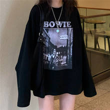 Autumn Women's Sweatshirts Japanese Harajuku Ulzzang Vintage Loose  Print Top Female Vintage Gothic Ladies Hoodie Y2K Rock Style 2024 - buy cheap