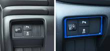 Cubierta de marco de botón de ajuste de faro Interior de coche, embellecedores de acero inoxidable de lujo para Honda CRV 2017, accesorios de estilo de coche 2024 - compra barato