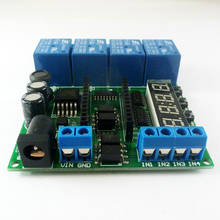 4-канальная плата mini PLC DC 5-24 В, модуль защиты для многофункциональной платы переключателя с задержкой времени Arduino 2024 - купить недорого
