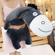 70/95/120cm Cute Cartoon Donkey soft Stuffed Animals Toy Boy Girl Donkeys Pillow Cushion Kids Comforting Companion Birthday Gift 2024 - buy cheap