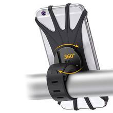 Soporte Universal de teléfono móvil para bicicleta, de silicona, para manillar de motocicleta y bicicleta, para iPhone 2024 - compra barato