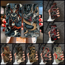 Chinese dragon Phone case For Huawei P Mate P10 P20 P30 P40 10 20 Smart Z Pro Lite 2019 black luxury bumper fashion shell soft 2024 - buy cheap