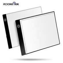 Rocketek A5 A4 LED Drawing Tablet Digital Graphics Pad USB Light Box Copy Board Electronic Art Graphic Painting Writing Table 2024 - buy cheap