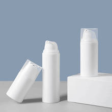 Botella de plástico blanco sin aire con bomba en forma de cabeza de pingüino, loción, emulsión, suero, base, cuidado de la piel, embalaje de cosméticos, 15ML 2024 - compra barato