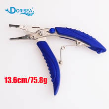 DORISEA 13.6cm/75.8g Fishing Pliers Line Cutter Hook Remover Remover Line Cutter Tools Fish Use Tongs Scissors Fishing Pliers 2024 - buy cheap