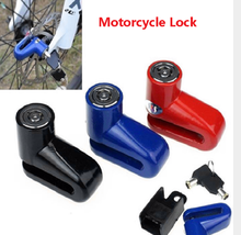 Мотоциклетный замок, защита от кражи, велосипедный мотоцикл, дисковый тормозной замок, защита от кражи для скутера 2024 - купить недорого
