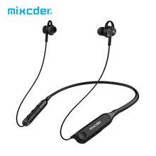 Mixcder RX Bluetooth наушники с активным шумоподавлением Наушники-вкладыши с микрофоном беспроводные магнитные шейные полосы для телефона Спорт 2024 - купить недорого