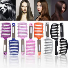 Salon Professional Women Wet Comb Vent Hair Brush Lice Curly Hair Styling Scalp Massage Hairdressing Tools 2024 - buy cheap