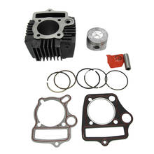 Kit de gaxeta para pistão de cilindro grande de 52mm, para motocicleta de 110cc, dirt bike, atv 2024 - compre barato