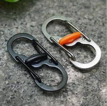 5pcs New High Quality S-type Carabiner 8 Word Buckle Backpack Hanging Zinc Alloy Outdoor Camping Multi-function EDC Hook 2024 - buy cheap