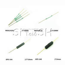 Interruptor palheta de plástico tipo embutido mka14103 mka10110 2*14mm interruptor magnético anti-vibração nc aberto normalmente 2024 - compre barato