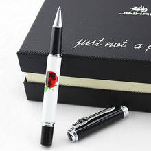 High Quality Luxury jinhao Business Roller pen Ceramics Plum Flower Ballpoint Pens 0.5MM Black ink For Business Office Gift 2024 - buy cheap