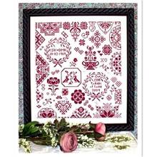 My Token of Love cross stitch package 18ct 14ct 11ct white fabric cotton silk thread embroidery DIY handmade needlework 2024 - buy cheap