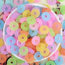 Набор для самостоятельного изготовления слайма, 15 шт., полимерный наполнитель в виде пончиков, сердечек, конфет, клейкие аксессуары игрушек, набор глины для детей 2024 - купить недорого
