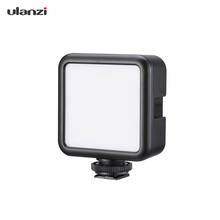Ulanzi VL49 мини светодиодная лампа для видеосъемки 6 Вт с регулируемой яркостью 5500K CRI95 + с креплением для холодного башмака для Canon Nikon Sony DSLR камеры 2024 - купить недорого