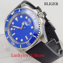 Luxury High Quality Sterile Dial Sapphire Glass 40mm Blue Dial Ceramic Bezel Automatic Men's Watch 2024 - buy cheap