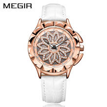 Fashion Women Watches Best Sell Rotated Dial Clock Luxury Rose Gold Women's Quartz Wrist Watches New Relogio Feminino 2059 2024 - buy cheap