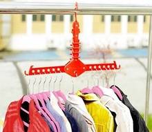 New Foldable Magic Clothes Multi Hanger Space Saving Folding Hook Rack Wardrobe Multifunction Organizer Multi Hook Clothes Rack 2024 - buy cheap