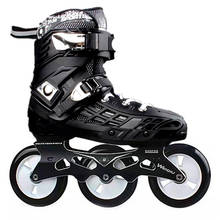 Patines en línea de velocidad, 3x2020mm o 4x7 6/80mm, ruedas de tobillo alto, zapatos profesionales de patinaje, 100 2024 - compra barato