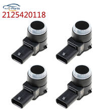 Sensor de estacionamento com 4 peças pdc para mercedes-benz, w169, w245, w204, w212, w221, c207, a207, carro 2125420118, a2125420118 2024 - compre barato