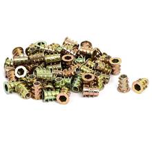 M4x10mm thread interface screw insert nuts 60 pcs for wooden furniture 2024 - buy cheap