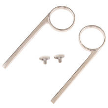 2 piezas de trompeta, anillo de dedo deslizante, accesorios de piezas de trompeta, 88mm de longitud 2024 - compra barato