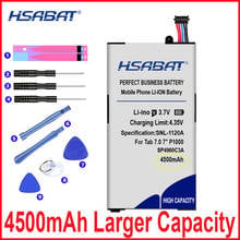 Аккумулятор HSABAT 0 цикл 4500 мАч SP4960C3A для планшетов Samsung Galaxy Tab 7,0 7 "P1000 P1010 GT-P1000 GT P1010 2024 - купить недорого