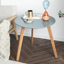 Lado a par da pequena mesa de chá do norte é contraída uma mini mesa de canto redonda da da sala de estar um par da mesa do pé 2024 - compre barato