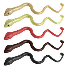 TIANNSII-señuelo de pesca suave en forma de serpiente, aparejo de pesca de mar, aparejos de pesca artificiales de silicona, 27cm/13g, 5 uds. 2024 - compra barato
