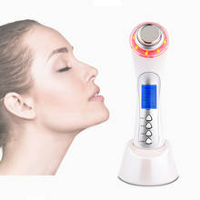 Máquina de belleza de microcorriente ultrasónica de iones LED, masajeador galvánico de fotones, Spa Facial, limpieza de la piel, Lifting Facial, 3Mhz 2024 - compra barato