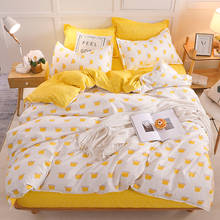 Bedclothes 2019 King Size Bedding Set White+yellow Duvet Sets Bedlinen Dekbedovertrek 1 Persoons Marylin Monroe Roupa De Cama 2024 - buy cheap