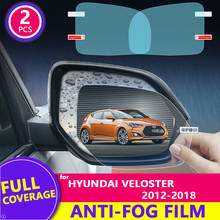 Cubierta de película de lluvia para espejo retrovisor de coche, Pegatinas transparentes antiniebla a prueba de lluvia para Hyundai Veloster 2012-2018 (FS), accesorios para automóviles, productos 2024 - compra barato