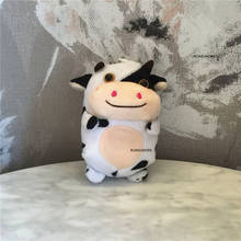 Lovely Animal Cow 12CM Plush Stuffed TOY , Key Chain DOLL Pendant Wedding Bouquet Gift 2024 - buy cheap