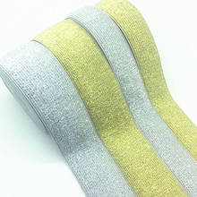 Gold Silver Glitter Transparent Elastic Bands Webbing DIY Pants Belt Rubber Band DIY Sewing Accessories 2.5cm/4cm/5cm/9cm 1meter 2024 - buy cheap