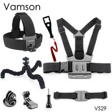 Vamson 8 en 1 para Gopro héroe 8 7 6 5 accesorios pulpo del trípode Monopod cabeza correa de pecho ajustable para la cámara SJCAM Xiaomi para Yi 4K VS29 2024 - compra barato