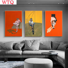 Nordic Abstract Man Body Canvas Painting Francis Bacon Famous Artist Poster and Print Wall Art Pictures For Living Room Decor 2024 - buy cheap