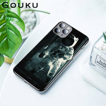 GOUKU астронавт противоударный Прозрачный чехол для телефона IPhone 11 X XS Pro XR XS Max 8 7 6 6S Plus 5 5S SE Задняя Крышка нескользящая 2024 - купить недорого