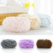 Fashion Faux Fur Yarn 2mm 50G/pcs Fluffy Fur Velvet Yarn for DIY Knitting Scarf Coat Gloves Winter Warm Clothing Baby Hat Vest 2024 - buy cheap